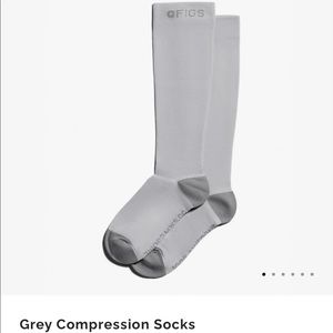 FIGS BRAND NEW GREY COMPRESSION SOCKS
